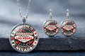 Necklace and earring set